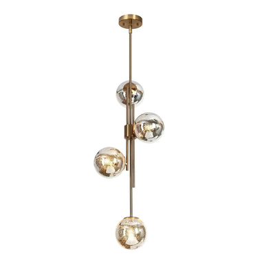 Crithmum 4-Light Brass Kitchen Island Light