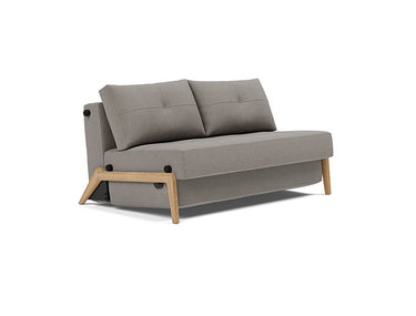 Innovation Living Cubed full size sleeper sofa in 521 Mixed Dance Grey fabric
