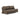 Innovation Living Cubed Queen Sleeper Sofa in 411 Esina Cedar Brown with dark oak wood legs