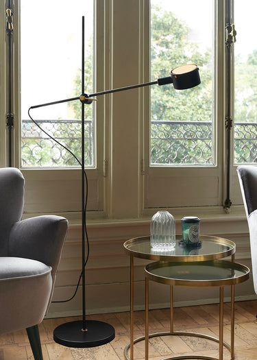 Designer modern G.O. floor lamp by Giuseppe Ostuni for living room and office