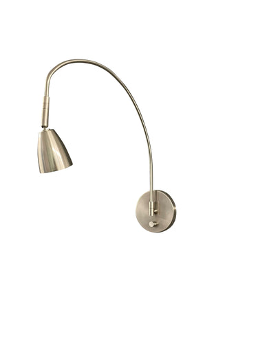 House of Troy Advent Arch LED satin nickel direct wire library light (GU10LED bulb)