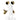 Mickey Welcome by Leblon Delienne, White & Gold colorway, 30 cm