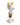 Mickey Welcome by Leblon Delienne, White & Gold colorway, 30 cm – image 2