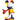 Mickey Welcome Art Collection by Leblon Delienne, Multicolor (Mondrian primary colors) colorway, 30 cm