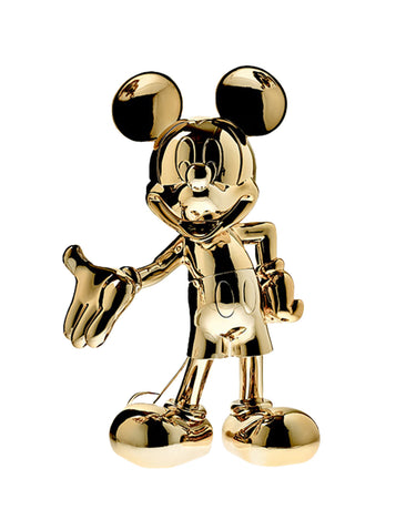 Mickey Welcome by Leblon Delienne, Chromed Gold colorway, 30 cm