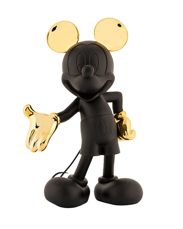 Mickey Welcome by Leblon Delienne, Black & Gold colorway, 30 cm