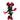 Minnie by Chantal Thomass by Leblon Delienne, Matt Black & Red polka dots colorway, 31 cm