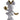 Minnie Welcome by Leblon Delienne, White & Gold colorway, 31 cm – image 2