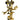 Minnie Welcome by Leblon Delienne, Chromed Gold colorway, 31 cm