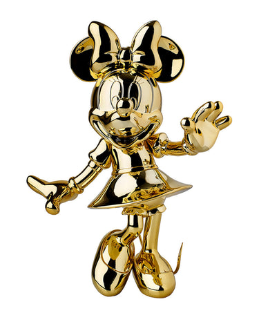 Minnie Welcome by Leblon Delienne, Chromed Gold colorway, 31 cm