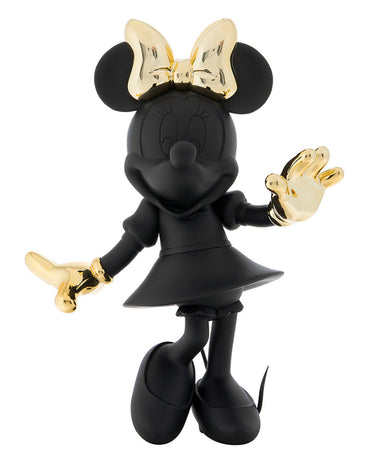 Minnie Welcome by Leblon Delienne, Black & Gold colorway, 31 cm
