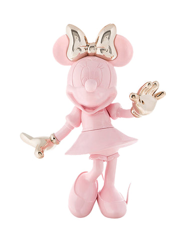 Minnie Welcome by Leblon Delienne, Pastel Pink & Pink Gold colorway, 31 cm