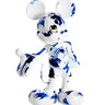One Minute Mickey by Marcel Wanders by Leblon Delienne, White & Delft Blue, chromed gold nose colorway, 60 cm