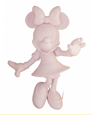 Minnie Welcome 24 in by Leblon Delienne, Pastel Pink colorway, 62 cm