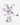 One Minute Minnie by Marcel Wanders by Leblon Delienne, White & Delft Blue, chromed gold nose colorway, 62 cm – image 2