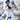 One Minute Minnie by Marcel Wanders by Leblon Delienne, White & Delft Blue, chromed gold nose colorway, 62 cm – image 5