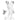 Mickey Welcome Life-Size by Leblon Delienne, White & Silver colorway, 140 cm