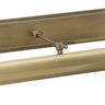 House of Troy Direct Wire Oxford 42" Antique Brass Picture Lights