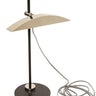 House of Troy Adjustable LED Desk Lamp in Matte Black with Polished Nickel Accents