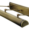 House of Troy Direct Wire Steamer 42" Antique Brass/Mahogany Bronze Picture Lights