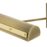 House of Troy Direct Wire Traditional 14" LED Picture Lights with Rivet Motif (Ball & Strap)