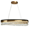 Delphiniumt - Glam Brass Drum LED Chandelier with 31.5" Diameter