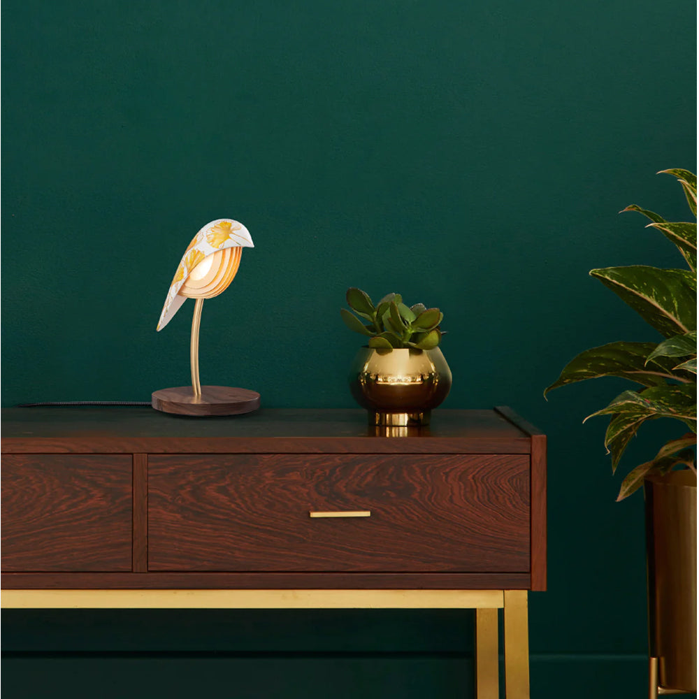 Daqiconcept Desk Lamp Bird Yellow Ginkgo