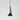Thin Nightshade Black linear pendant lighting with field-cuttable cable