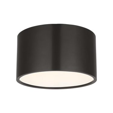 Dola 13 inch flush mount ceiling light in bronze by Visual Comfort