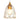 Five-Light Glasss Pendant Light with Glass Accents