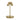 Doppia Short Cordless Lamp, Brass Finish: Rechargeable Accent Light with USB-C Charging