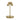 Doppia Short Cordless Lamp, Brass Finish: Rechargeable Accent Light with USB-C Charging