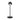 Black finish portable lamp, 12-hour battery, for restaurant table lighting