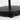 Modern black rechargeable lamp, 5-hour charge, for bedside or living room