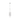 Polished nickel glass pendant light Duelle 28 hanging fixture