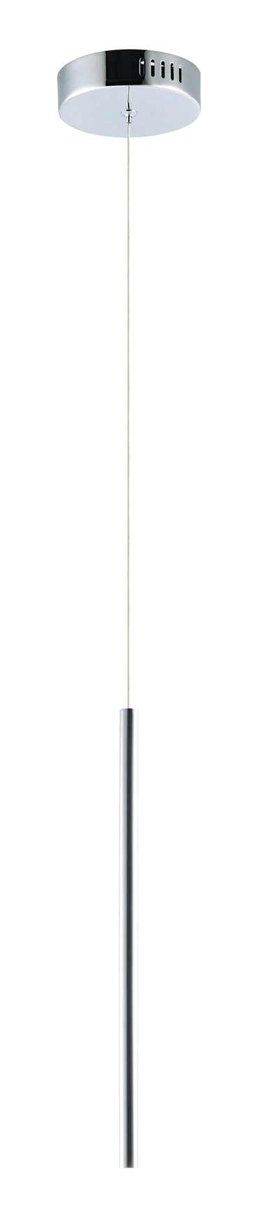 ET2 Flute LED Pendant Polished Chrome
