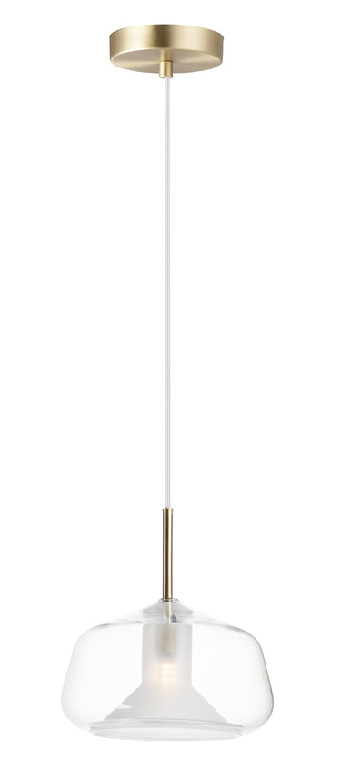 ET2 Deuce LED Pendant Satin Brass