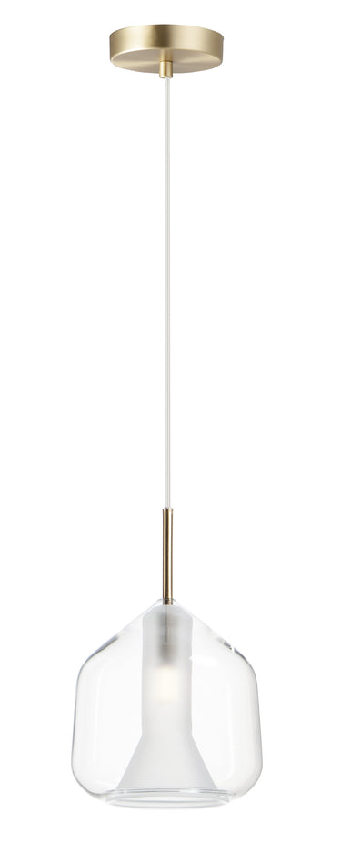 ET2 Deuce LED Pendant Satin Brass
