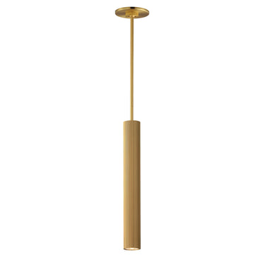 ET2 Reeds LED Pendant Stem Hung Gold