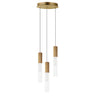 ET2 Reeds 3-Light LED Pendant Gold