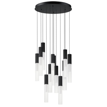 ET2 Reeds 12-Light LED Pendant Black