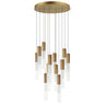 ET2 Reeds 12-Light LED Pendant Gold
