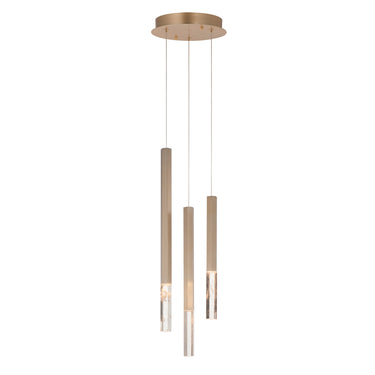 ET2 Diaphane LED 3-Light Pendant Gold