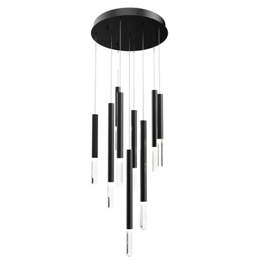 ET2 Diaphane LED 9-Light Pendant Black
