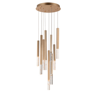 ET2 Diaphane LED 9-Light Pendant Gold