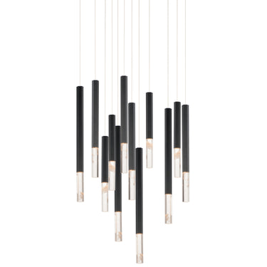 ET2 Diaphane 12-Light LED Pendant Black
