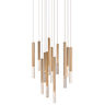ET2 Diaphane 12-Light LED Pendant Gold