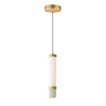 ET2 Travertine LED Pendant Travertine/Gold