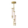ET2 Travertine 3-Light LED Pendant Travertine/Gold