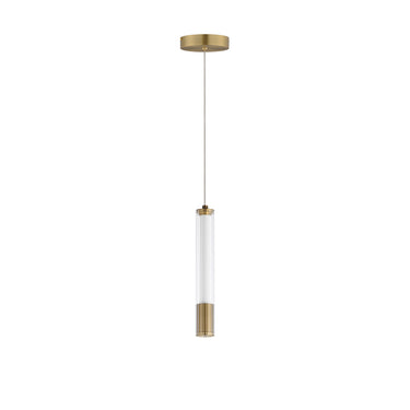 ET2 Cortex 10" LED Pendant Natural Aged Brass